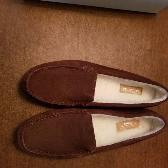 NIB Rockport brown suede driving moccasin size 7. - Picture 5 of 8